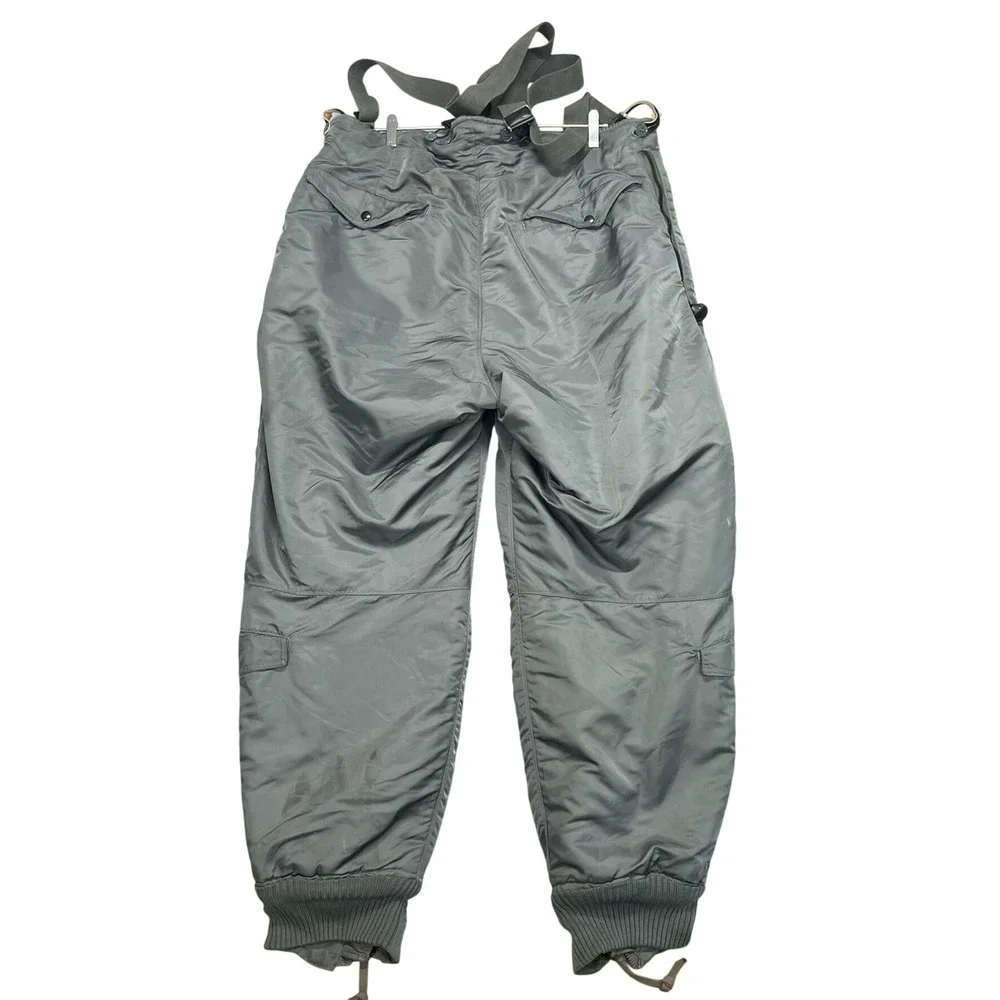 Vintage USAF Type A-11D Flying Trousers Sage Green Flight Pants 38 w/ Suspenders